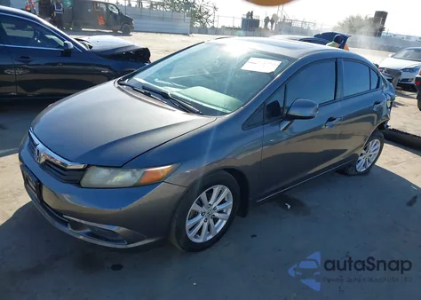 2012 Honda Civic Ex из США, поврежденный, VIN 2HGFB2F8XCH309635